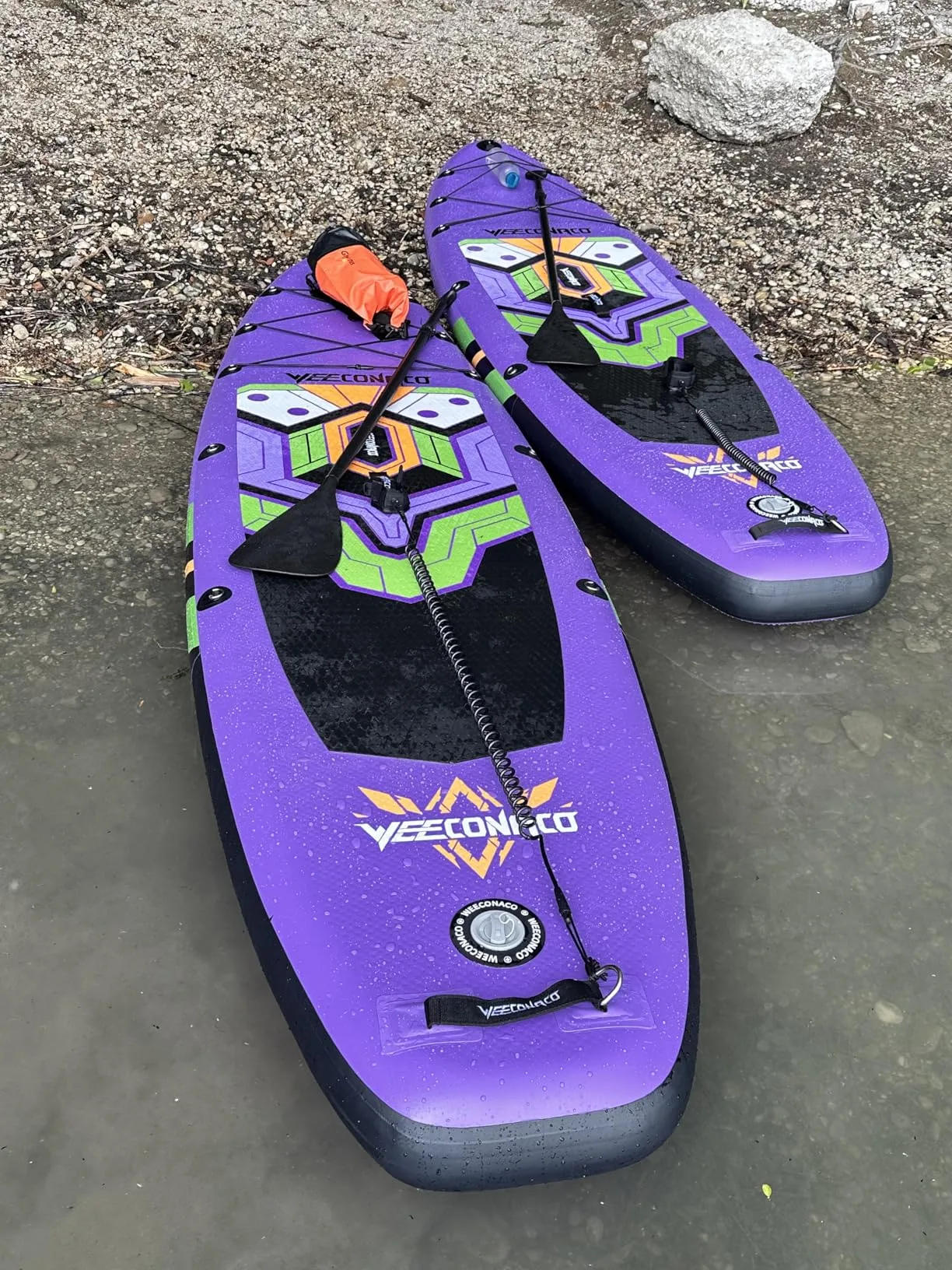 Deska SUP Pompowana WEECONACO 320x82x15,5CM 170KG AKCESORIA - obrazek 7
